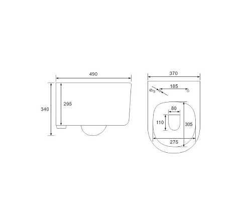 Унитаз Vincea Evo Rimless VT1-34S подвесной с сиденьем Микролифт