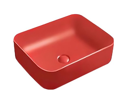 Раковина-чаша SantiLine 50 SL-1051MR Красная матовая