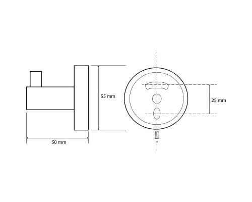 Крючок Bemeta Amber 155106022 Медное золото матовое