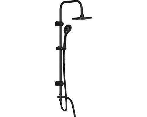 Душевая система Dorff Comfort D0708000BL Черная матовая