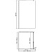 Душевая перегородка WasserKRAFT Abens 120 20W40 профиль Черный стекло прозрачное