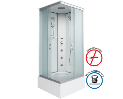 Душевая кабина Niagara Classic 90x90 NG-1108-14G с гидромассажем