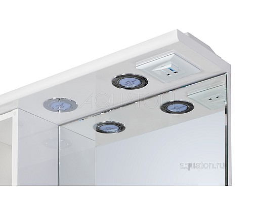 Зеркальный шкаф Онда левый белый Aquaton 1A009802ON01L