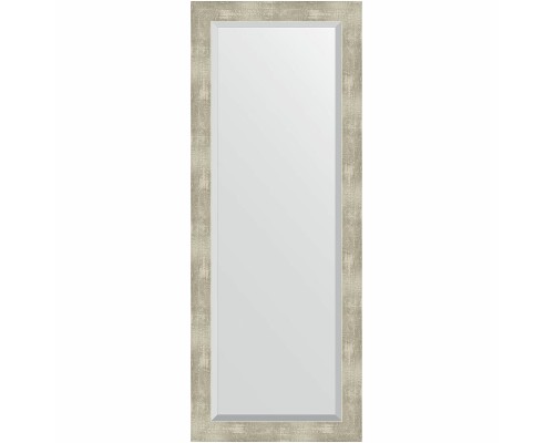 Зеркало Evoform Exclusive 131х51 BY 1159 с фацетом в багетной раме - Алюминий 61 мм