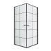 Душевое ограждение NEW TRENDY NEW SOLEO BLACK 90x90x195 (черный)