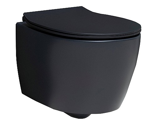 Унитаз Allen Brau Fantasy 4.11004.31 подвесной Черный матовый без сиденья