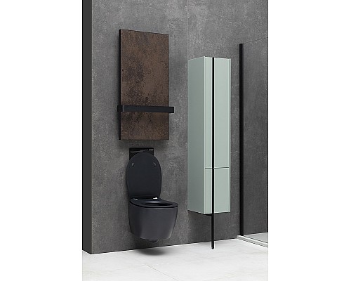 Унитаз Allen Brau Fantasy 4.11004.31 подвесной Черный матовый без сиденья