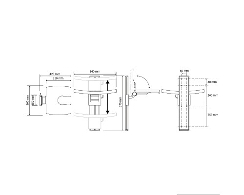 Сиденье для душа Bemeta Help 355125147 Белое