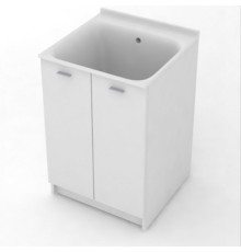 Тумба c хозяйственной раковиной Kerasan Aquadom 9165k3 60х60