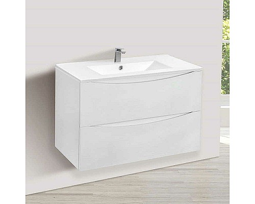 Тумба под раковину Vincea Mia 75 VMC-2MA750GW подвесная G.White