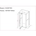 Душевой уголок Black&White Stellar Wind S812 BG 90x90 Черный матовый