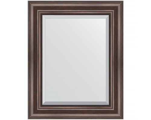 Зеркало Evoform Exclusive 51х41 BY 1356 с фацетом в багетной раме - Палисандр 62 мм