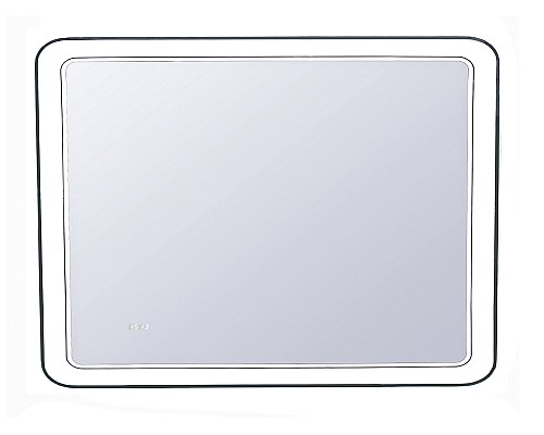 Зеркало Style Line Атлантика 90x70 СС-00002213 с подсветкой и часами