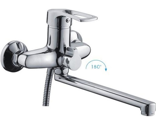 Смеситель для ванны Frap H701 F22701-B универсальный Хром