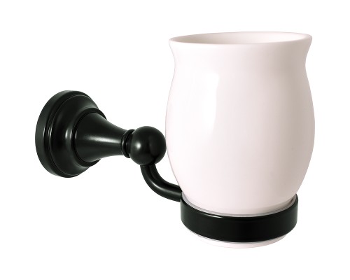 Стакан для зубных щеток Rav Slezak Morava MKA0201CMAT Черный матовый