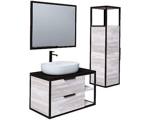 Тумба под раковину Grossman Лофт 90 109002 подвесная Шанико