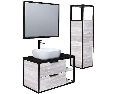 Тумба под раковину Grossman Лофт 90 109002 подвесная Шанико