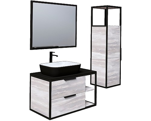 Тумба под раковину Grossman Лофт 90 109002 подвесная Шанико