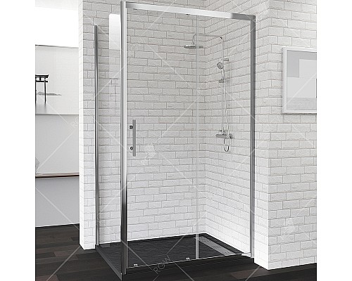 Душевой уголок RGW Passage PA-145 140х80 020814584-11 профиль Хром стекло прозрачное