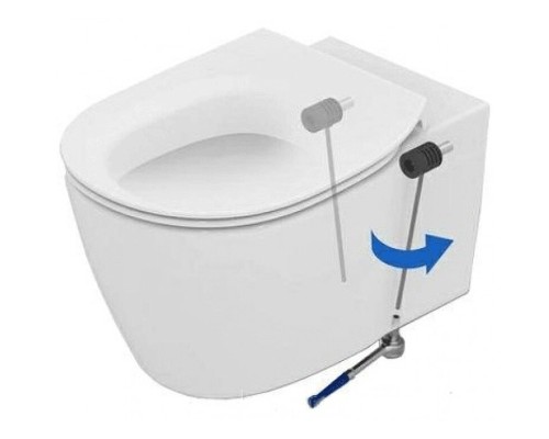 Комплект унитаза с инсталляцией Ideal Standard Connect P211601 с сиденьем Микролифт и клавишей смыва