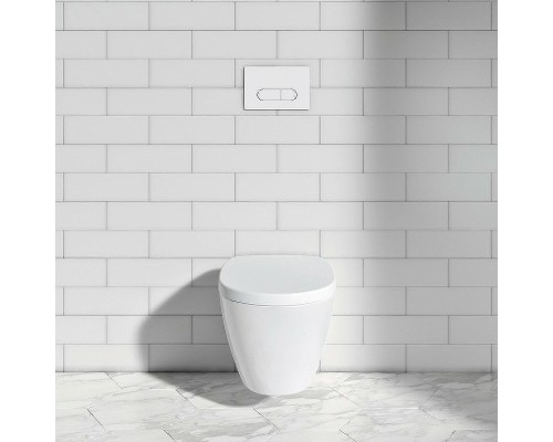 Комплект унитаза с инсталляцией Ideal Standard Connect P211601 с сиденьем Микролифт и клавишей смыва