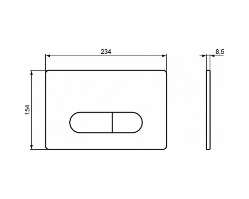 Комплект унитаза с инсталляцией Ideal Standard Connect P211601 с сиденьем Микролифт и клавишей смыва