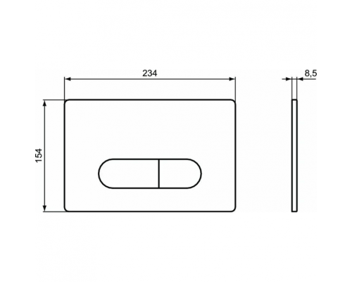 Комплект унитаза с инсталляцией Ideal Standard Connect P211601 с сиденьем Микролифт и клавишей смыва