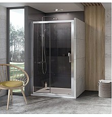 Душевой уголок Ravak 0ZVD0100Z1 110 белый прозрачный