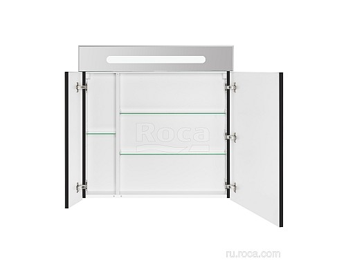 Зеркальный шкаф Roca Victoria Nord Black Edition 80 ZRU9000100