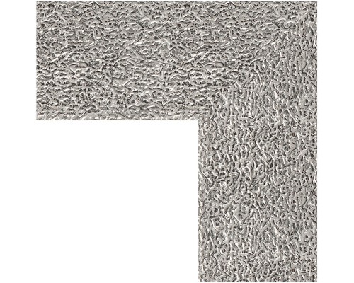 Зеркало Evoform Definite 80х60 BY 3055 в багетной раме - Чеканка серебряная 90 мм