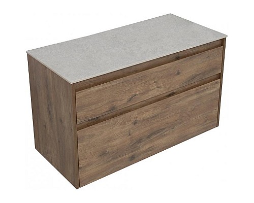 Тумба под раковину Aquanet Nova Lite Slim Synergy 100 249957 подвесная Дуб рустикальный