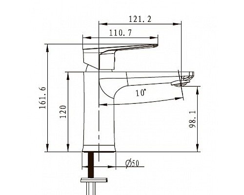Смеситель для раковины KAISER Atrio 60011