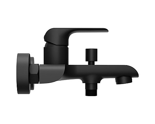 Смеситель для ванны Ravak Flat FL 022.20/150 X070175 Черный матовый