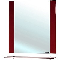 Зеркало Bellezza Рокко 80 4613713030033 с полкой Красное