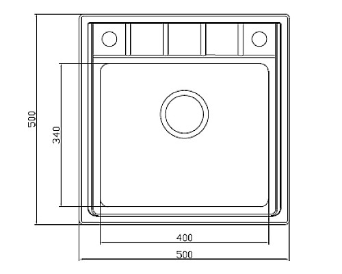 Кухонная мойка Seaman Eco Roma SMR-5050A.B Нержавеющая сталь