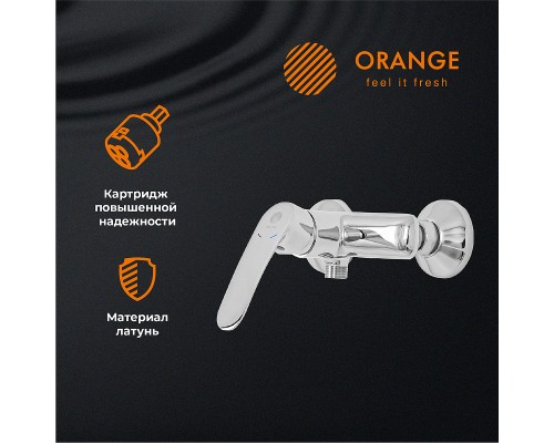Смеситель для душа Orange Sonic Хром