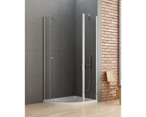 Душевое ограждение NEW TRENDY NEW SOLEO 120x85x195 (хром)