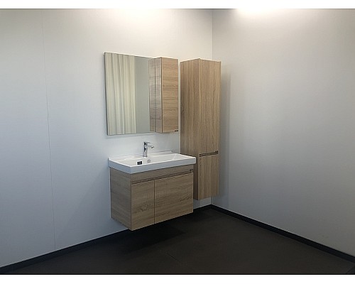 Тумба с раковиной Comforty Тромсе 80 00004142219 подвесная Дуб сонома