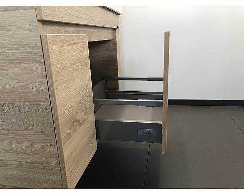 Тумба с раковиной Comforty Тромсе 80 00004142219 подвесная Дуб сонома