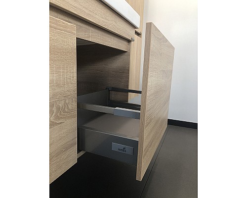 Тумба с раковиной Comforty Тромсе 80 00004142219 подвесная Дуб сонома