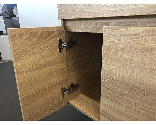 Тумба с раковиной Comforty Тромсе 80 00004142219 подвесная Дуб сонома