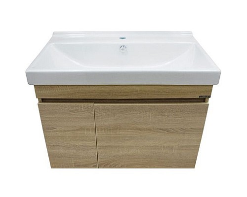 Тумба с раковиной Comforty Тромсе 80 00004142219 подвесная Дуб сонома