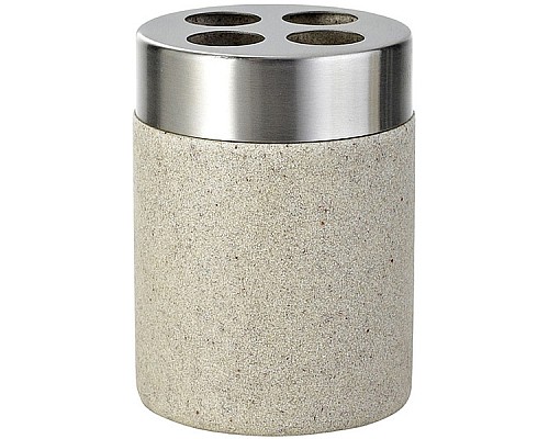 Стакан для зубных щеток Ridder Stone 22010211 Бежевый