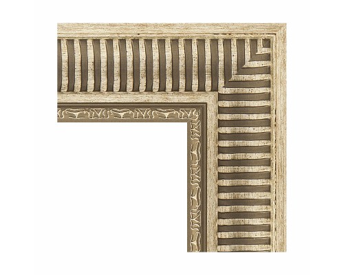 Зеркало Evoform Exclusive-G 87х87 BY 4325 с гравировкой в багетной раме - Серебряный акведук 93 мм