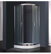 Душевой уголок Royal Bath НК 100х100 с поддоном профиль Хром стекло матовое