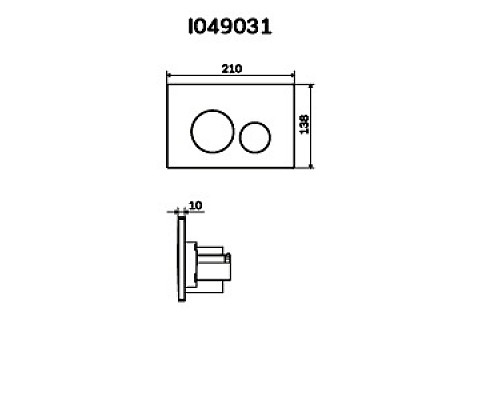 Клавиша для инсталляции AM.PM Pro L I049031