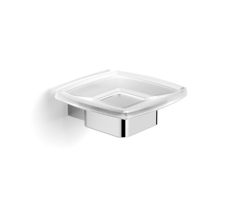 Мыльница стеклянная к стене квадратная LANGBERGER 11315A