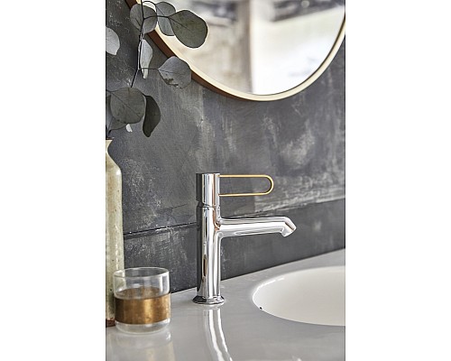 Смеситель для раковины Jacob Delafon Odeon Rive Gauche E21028-GLD-CP Хром Золото