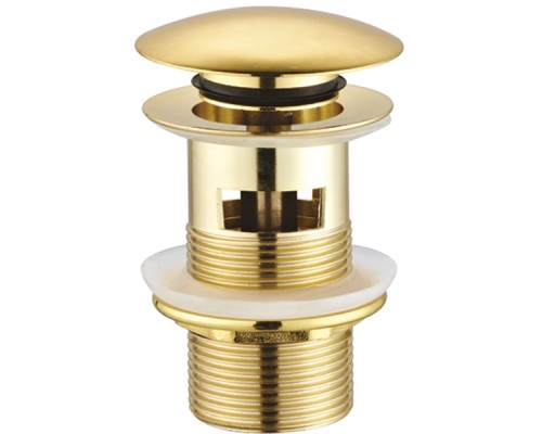 Донный клапан Creavit SF031G click-clack Золото