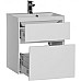 Тумба под раковину Aquanet Латина 60 179934 подвесная 2 ящика Белая